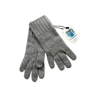 Portolano Women’s Cashmere Wool Tech Rib Gloves
